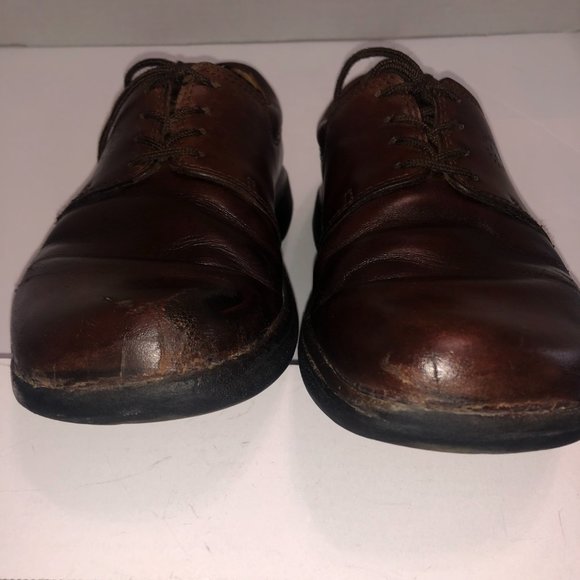 Ecco Comfort Men's Brown Lace-up Work Shoes Size EUR 39 US 6.5 - Picture 9 of 11